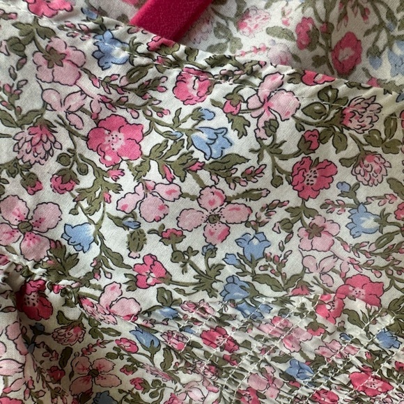 Kendall Lane Mischa Smocked Waist Mini Sundown Dress size Small - Picture 8 of 9